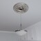 Ekena Millwork Baltimore PVC Ceiling Medallion (Canopies up to 7 3/4"), 22"OD x 3 1/2"ID x 1"P, Bright Coat Chrome CMP22BABCR - alternate 10